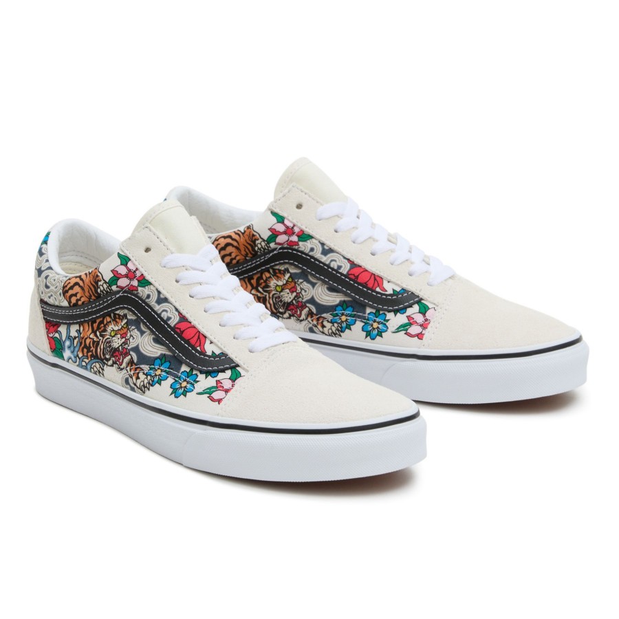 Damen Vans Classics | Old Skool Tiger Floral Schuhe Multicolour