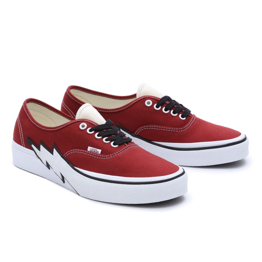 Damen Vans Low-Top Sneaker | Authentic Bolt Schuhe Rot