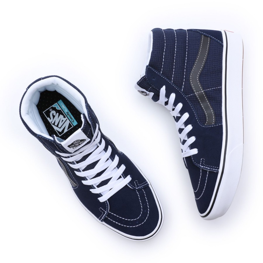 Damen Vans Comfycush Schuhe | Comfycush Sk8-Hi Schuhe Blau