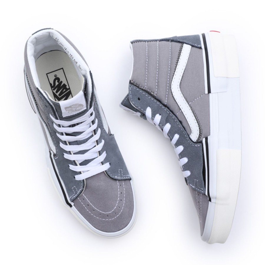 Damen Vans High-Top-Schuhe | Sk8-Hi Reconstruct Schuhe Grau