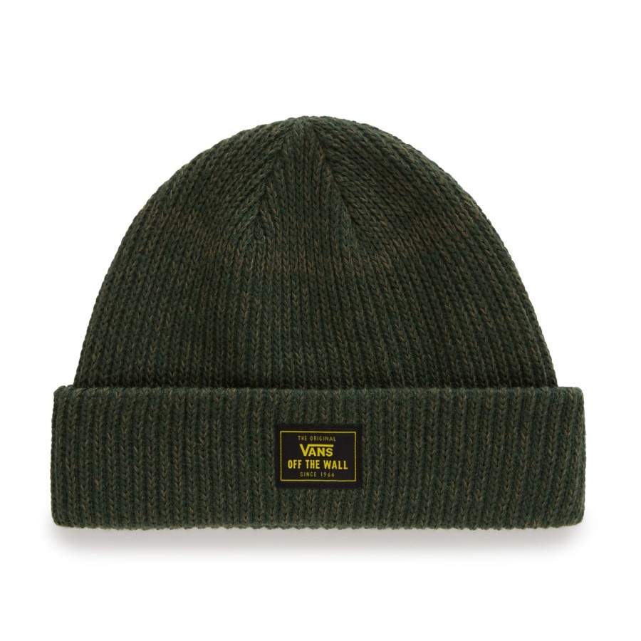 Damen Vans Mutzen, Caps & Hute | Bruckner Beanie-Mutze Mit Umschlag Grun