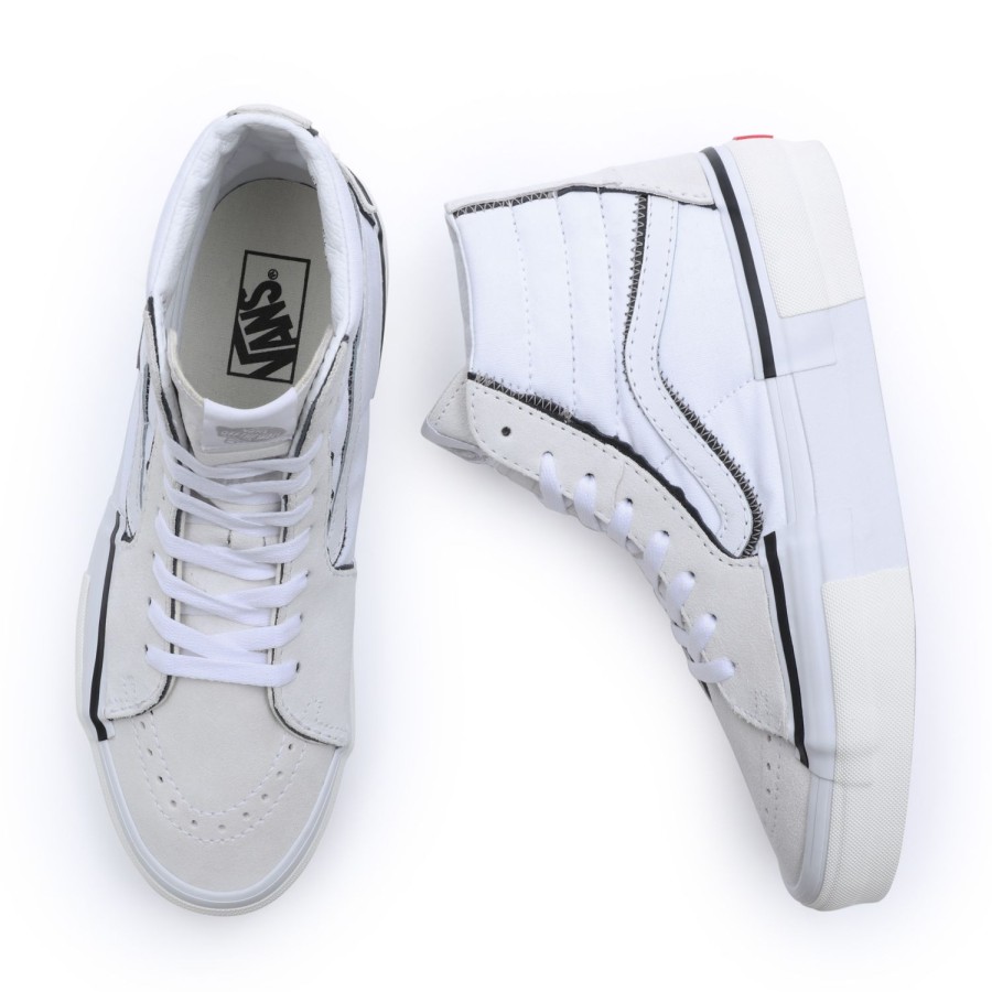 Damen Vans High-Top-Schuhe | Sk8-Hi Reconstruct Schuhe Weis