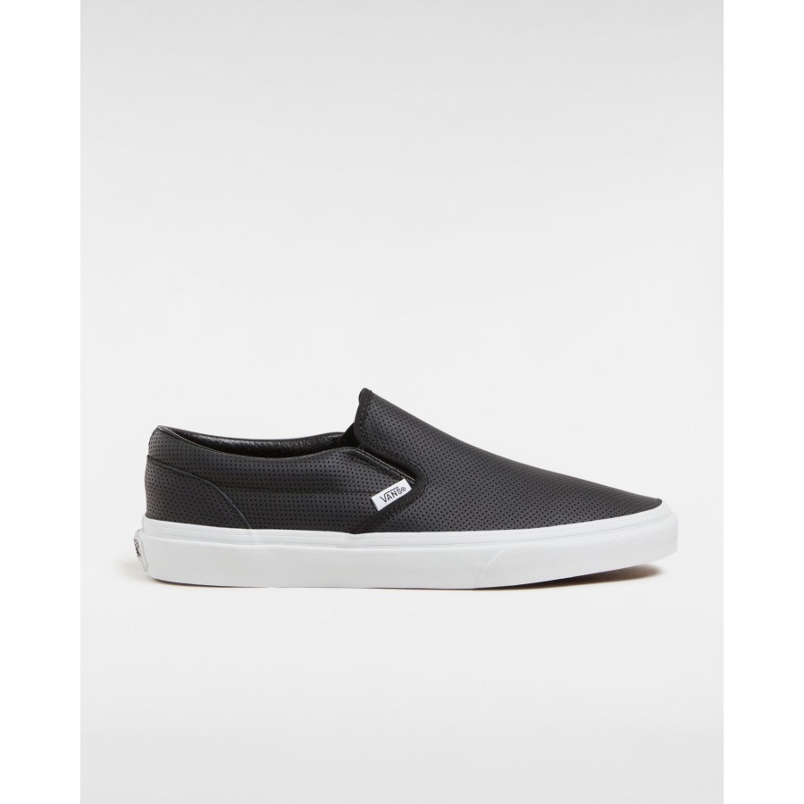 Damen Vans Classics | Classic Slip-On Lederschuhe Schwarz