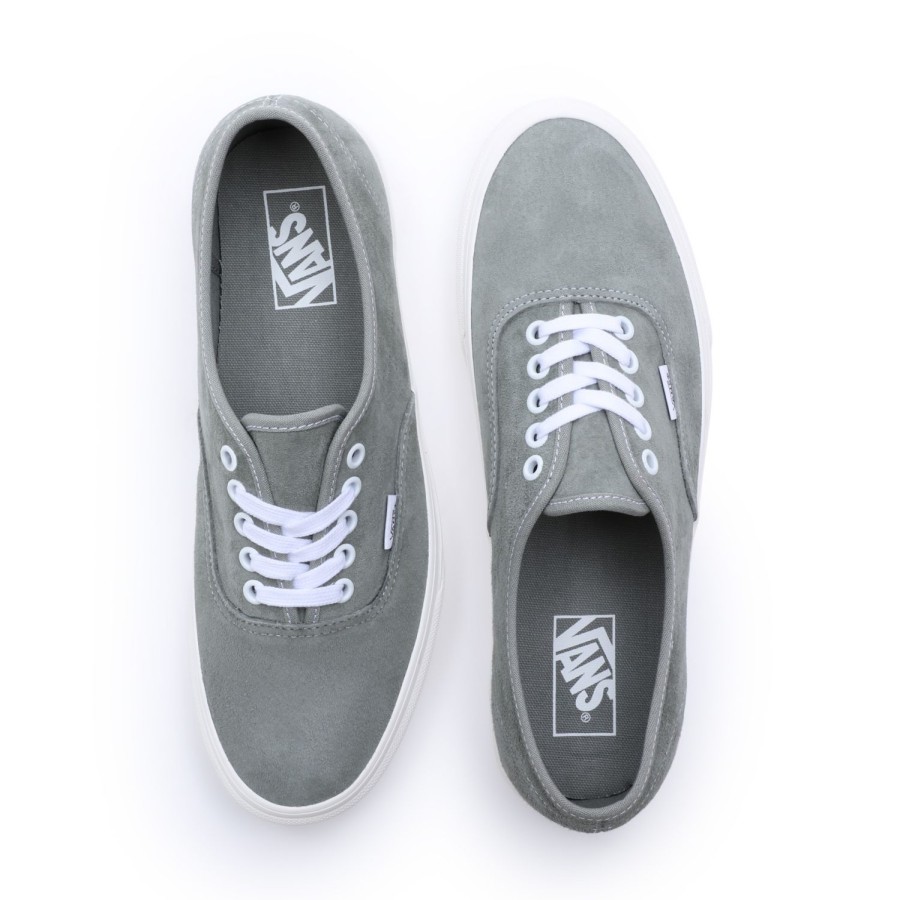 Damen Vans Classics | Authentic Schuhe Aus Wildleder Vom Schwein Grau