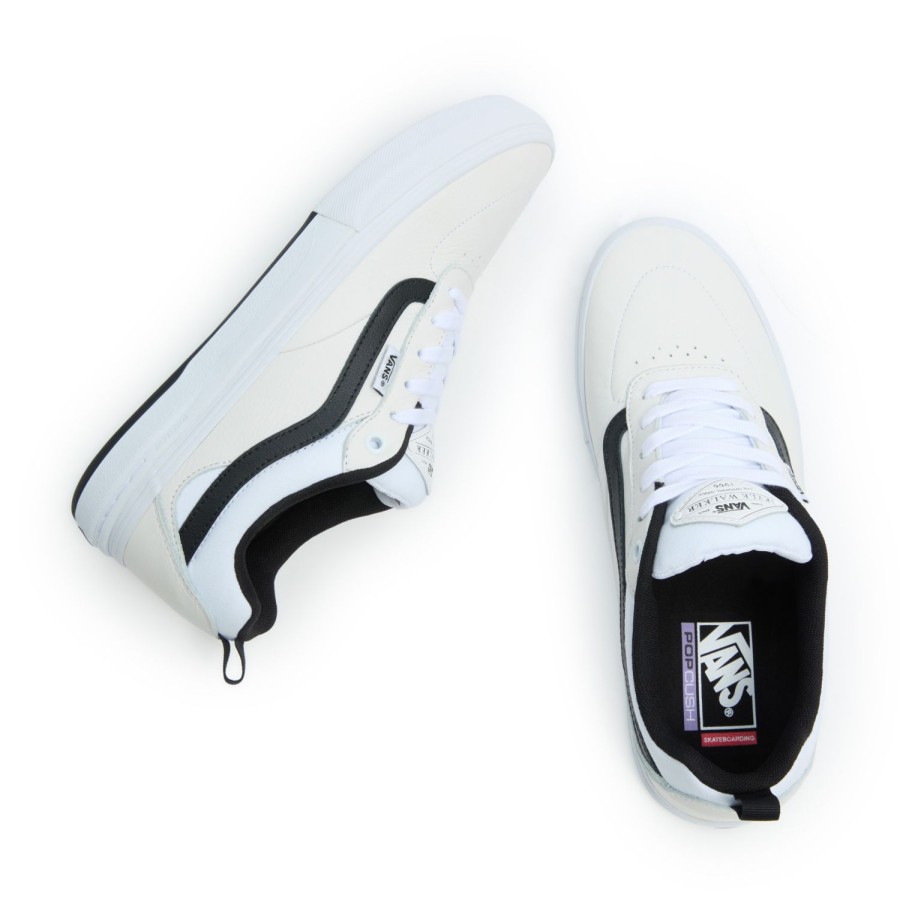 Damen Vans Skateschuhe | Kyle Walker Lederschuhe Weis