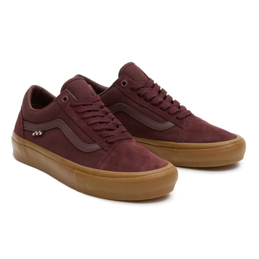 Damen Vans Skateschuhe | Skate Old Skool Schuhe Braun