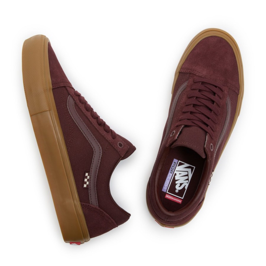 Damen Vans Skateschuhe | Skate Old Skool Schuhe Braun