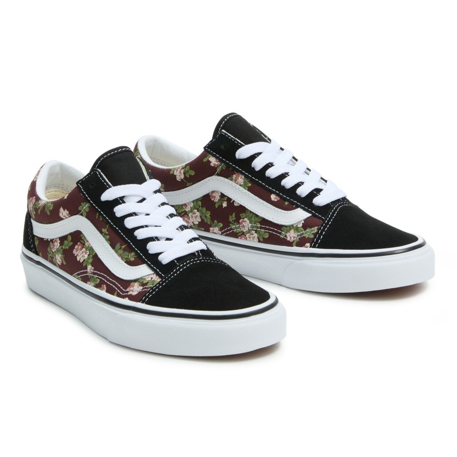 Damen Vans Classics | Old Skool Wallflower Floral Schuhe Braun