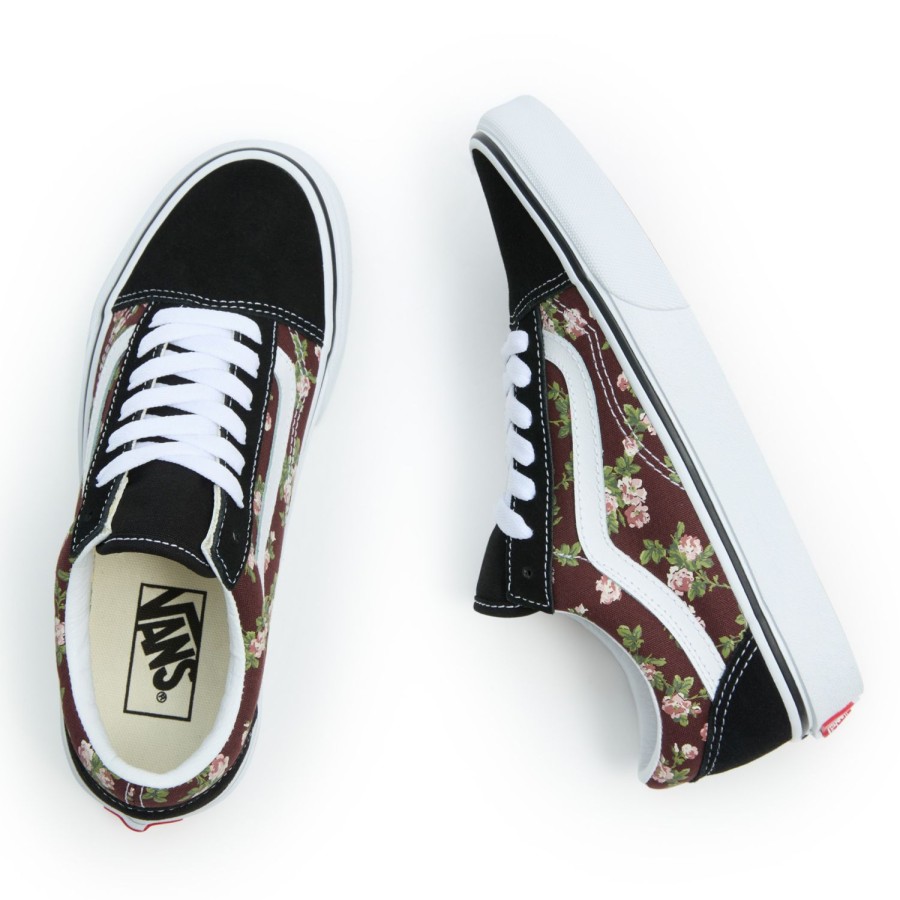 Damen Vans Classics | Old Skool Wallflower Floral Schuhe Braun