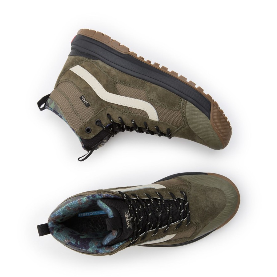 Damen Vans High-Top-Schuhe | Rain Camo Ultrarange Exo Hi Mte-1 Schuhe Grun