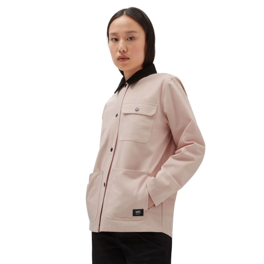 Damen Vans Jacken & Mantel | Drill Chore Jacke Rosa