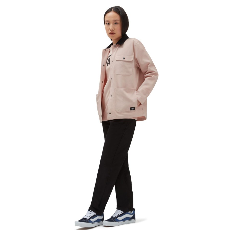 Damen Vans Jacken & Mantel | Drill Chore Jacke Rosa