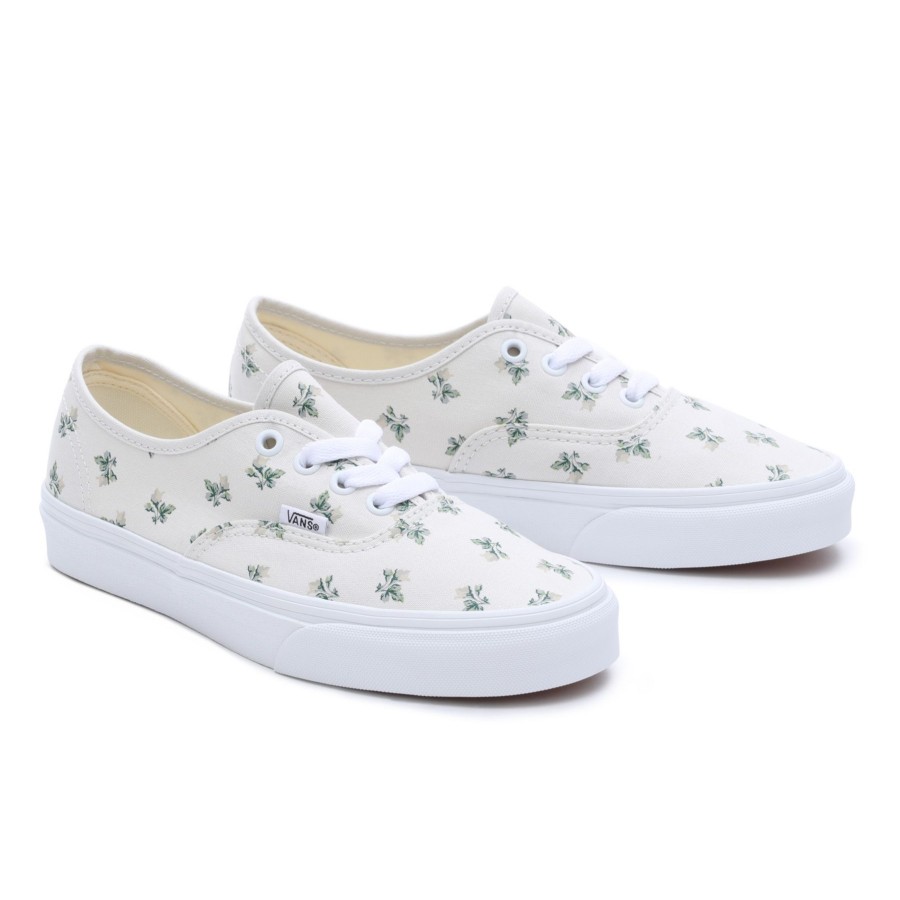 Damen Vans Classics | Floral Authentic Schuhe Weis