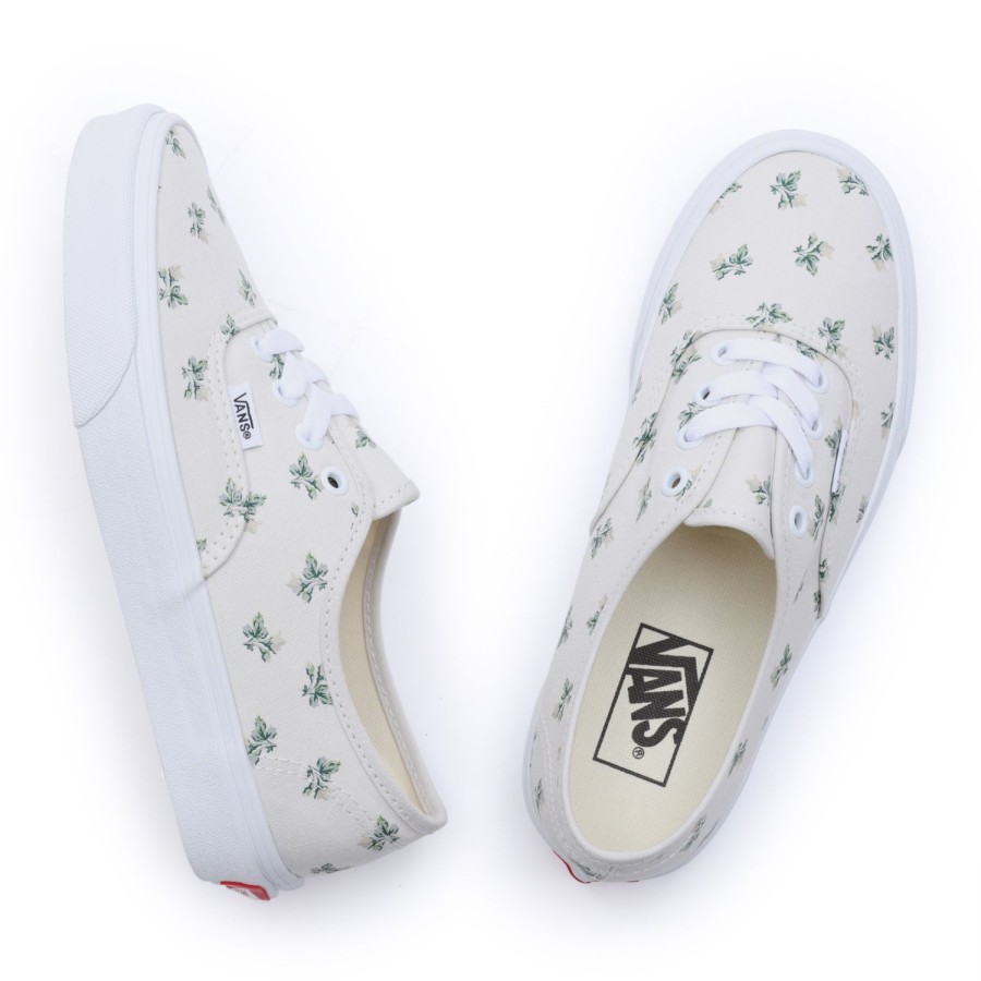 Damen Vans Classics | Floral Authentic Schuhe Weis