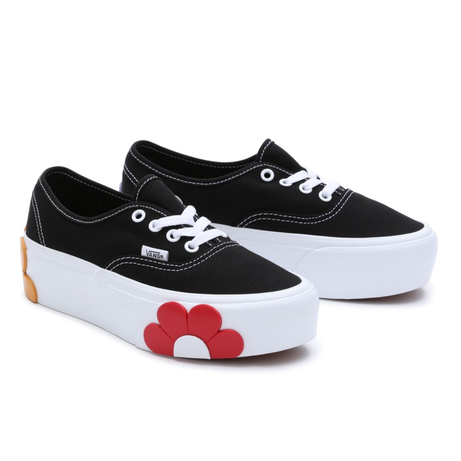 Damen Vans Classics | Authentic Stackform Osf Schuhe Schwarz