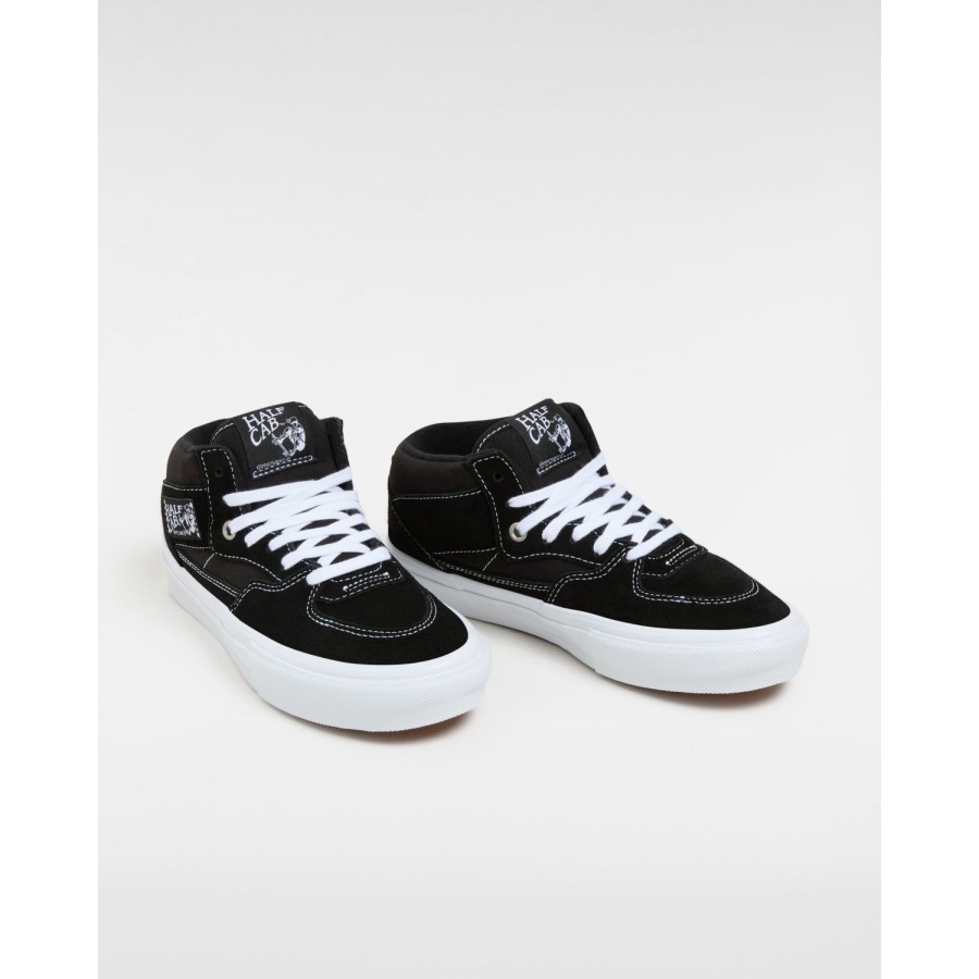 Damen Vans High-Top-Schuhe | Half Cab Skateschuhe Schwarz