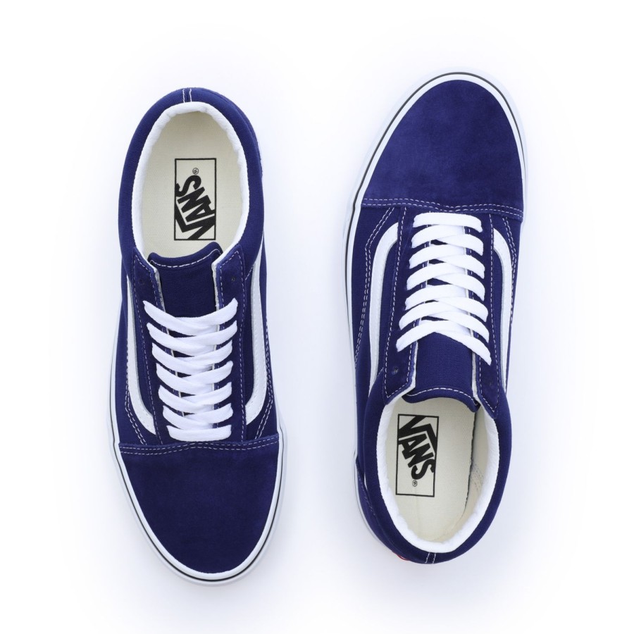 Damen Vans Low-Top Sneaker | Color Theory Old Skool Schuhe Blau