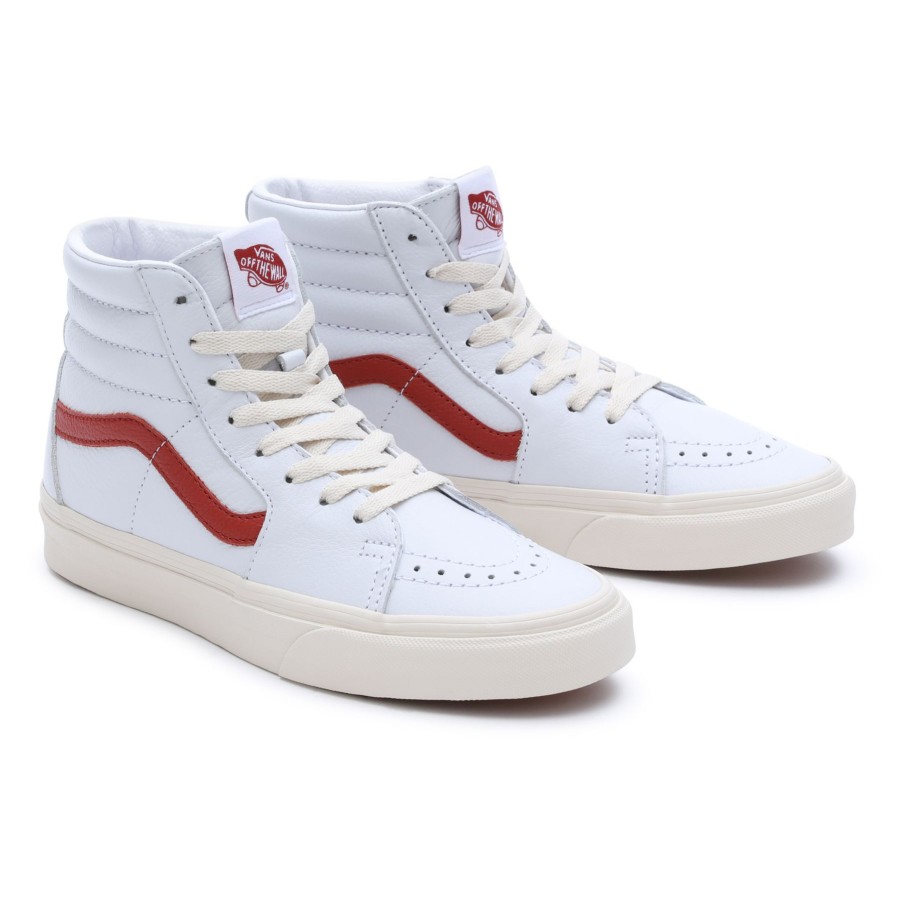 Damen Vans High-Top-Schuhe | Vintage Pop Sk8-Hi Schuhe Rot