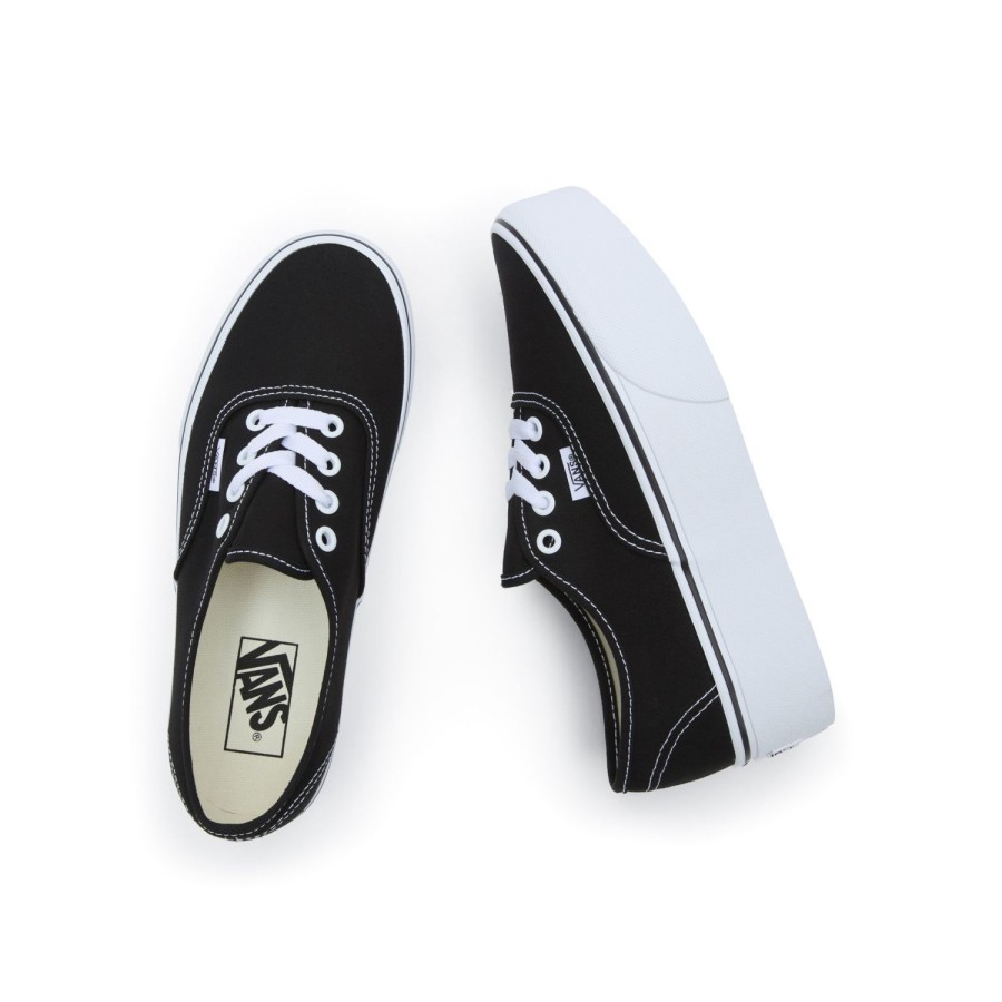 Damen Vans Classics | Authentic Stackform Schuhe Schwarz