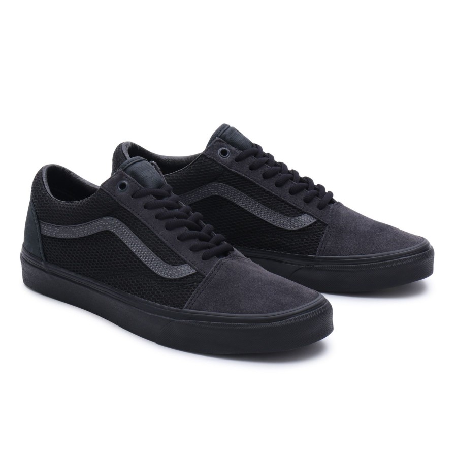 Damen Vans Low-Top Sneaker | Ballistic Mix Old Skool Schuhe Schwarz