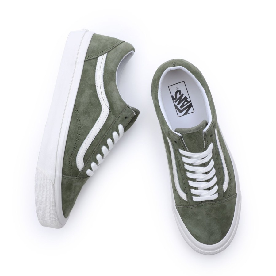 Damen Vans Classics | Pig Suede Old Skool 36 Dx Schuhe Grun