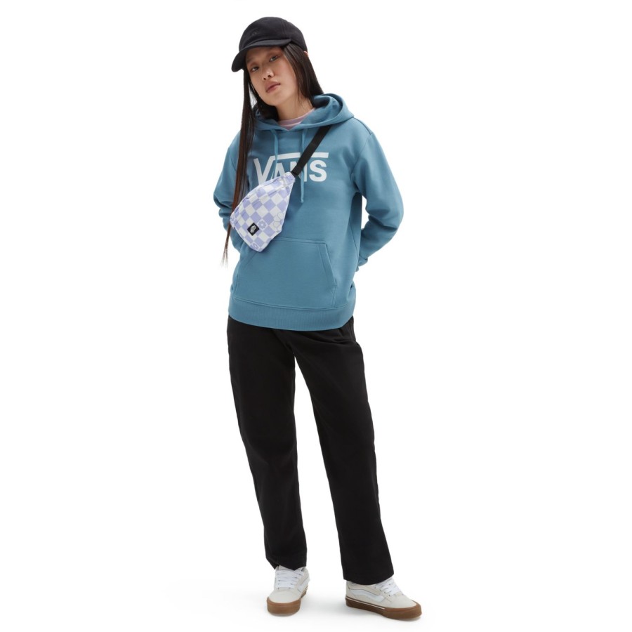 Damen Vans Kapuzenpullover & Pullover | Classic V Boyfriend Fit Hoodie Blau