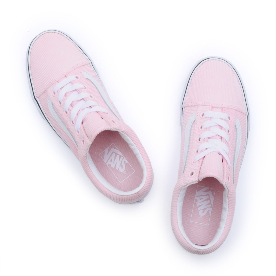 Damen Vans Classics | Mini Cord Old Skool Schuhe Rosa