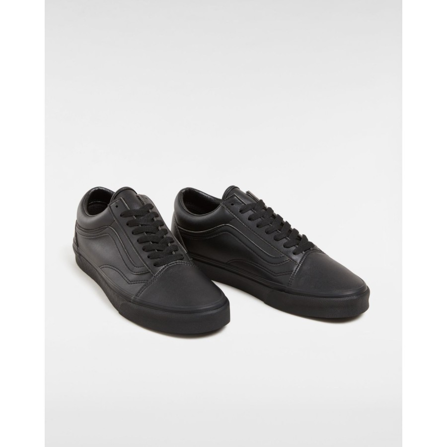 Damen Vans Low-Top Sneaker | Classic Tumble Old Skool Schuhe Schwarz