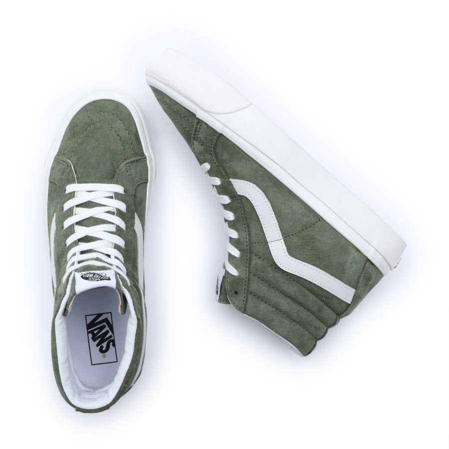 Damen Vans Classics | Pig Suede Sk8-Hi 38 Dx Schuhe Grun