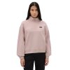 Damen Vans Kapuzenpullover & Pullover | Leighton Mock Neck Fleece-Oberteil Rosa