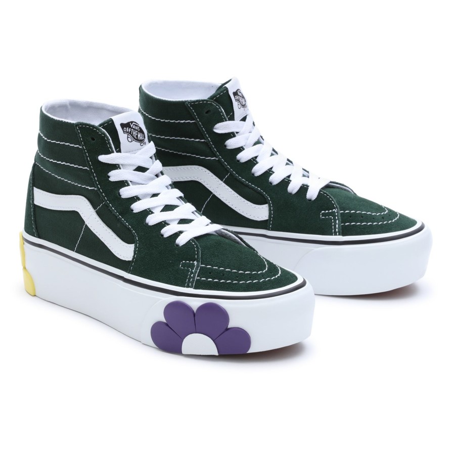 Damen Vans Classics | Sk8-Hi Tapered Stackform Osf Schuhe Grun, Grau