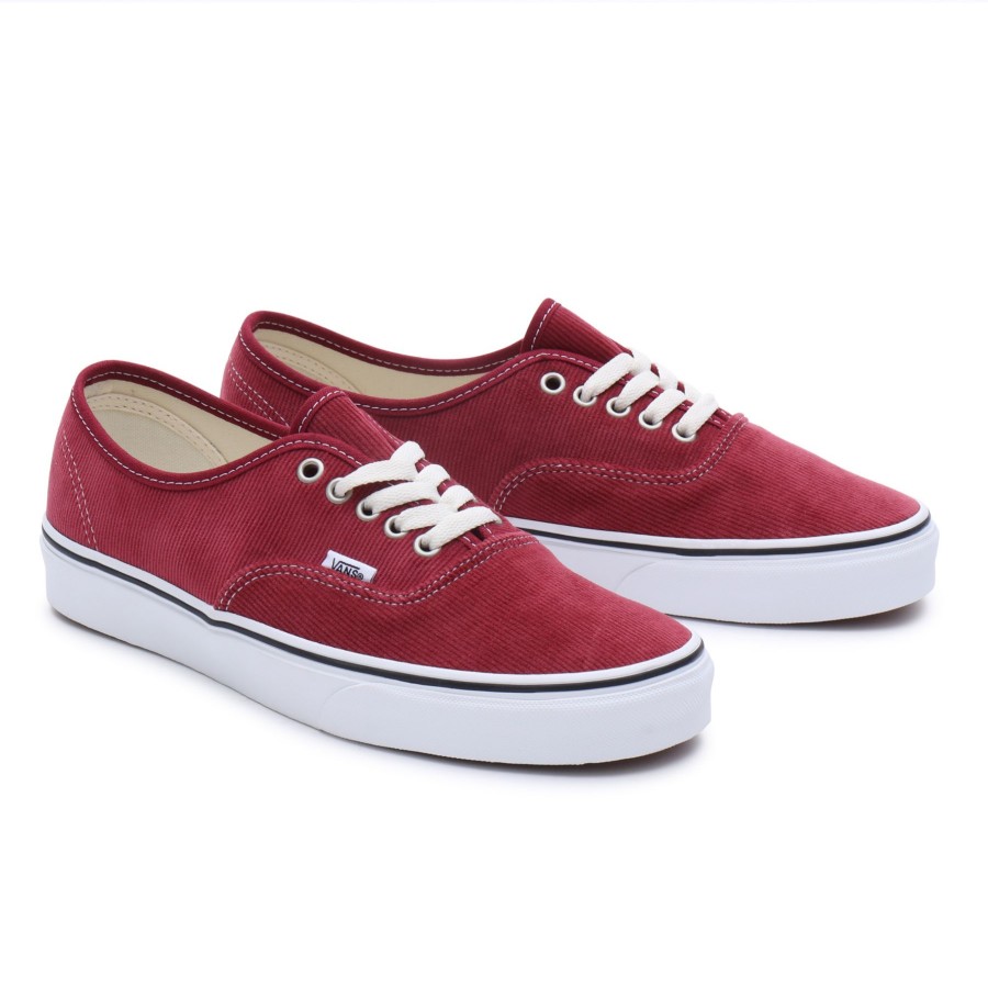 Damen Vans Classics | Authentic Cordschuhe Rot