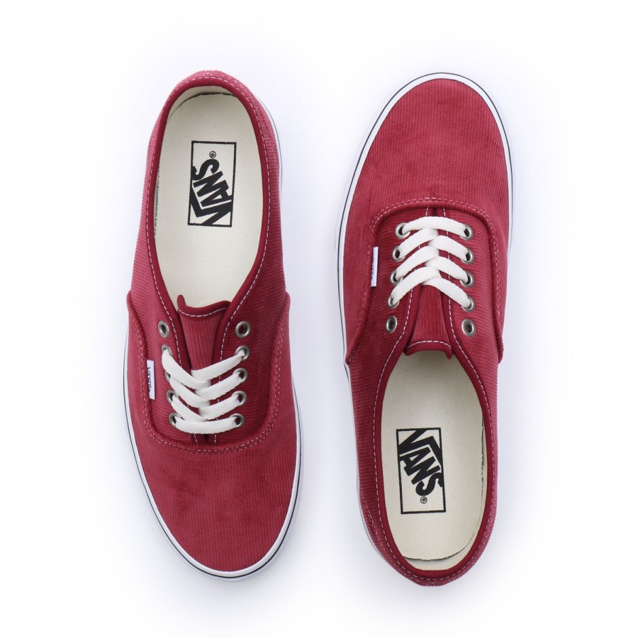 Damen Vans Classics | Authentic Cordschuhe Rot