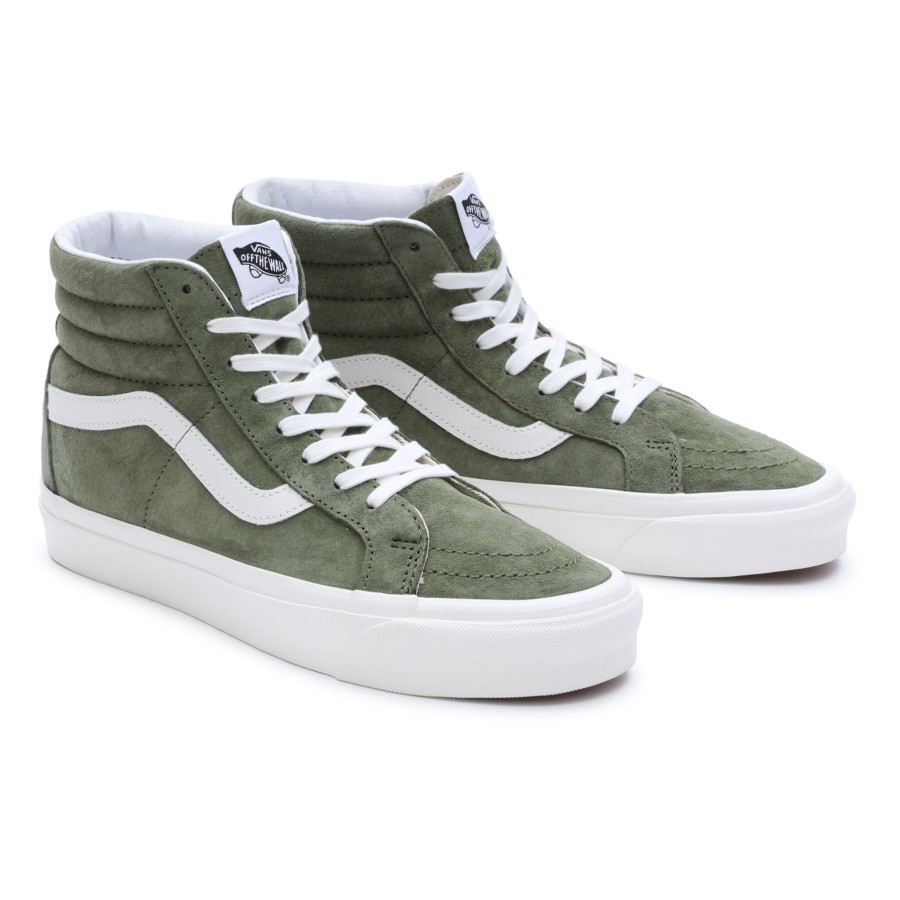 Damen Vans High-Top-Schuhe | Pig Suede Sk8-Hi 38 Dx Schuhe Grun