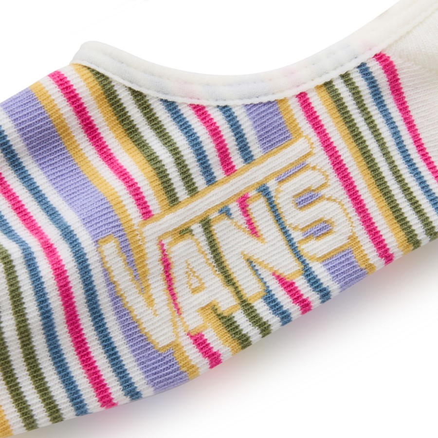 Damen Vans Socken | Scout Stripe Canoodle Socken (3 Paar) Weis