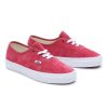 Damen Vans Low-Top Sneaker | Authentic Schuhe Aus Wildleder Vom Schwein Rot