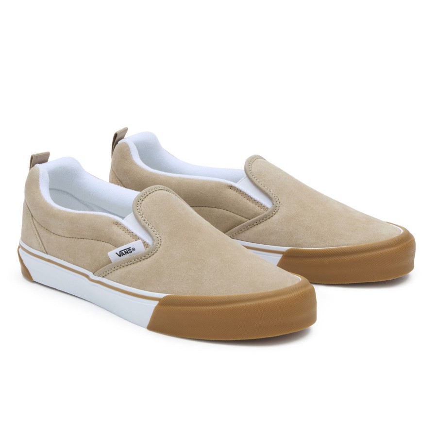 Damen Vans Slip-On-Schuhe | Knu Slip Schuhe Aus Wildleder Beige