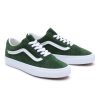 Damen Vans Low-Top Sneaker | Old Skool Wildlederschuhe Grun