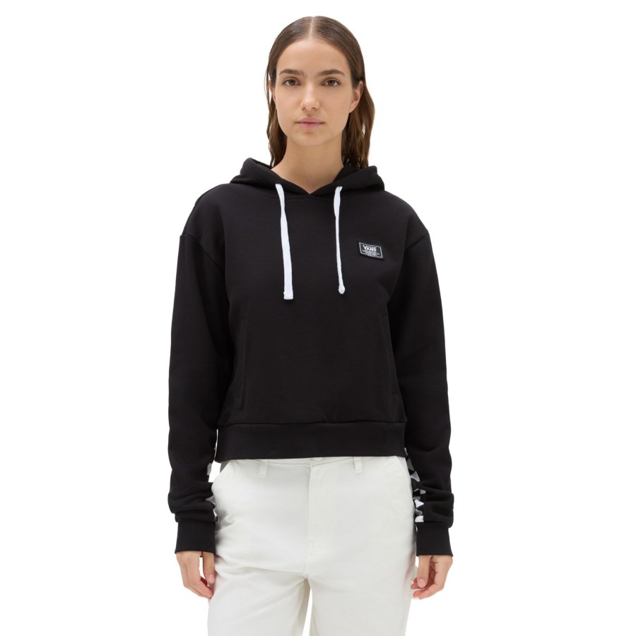 Damen Vans Kapuzenpullover & Pullover | Boom Boom Check Kapuzenpullover Schwarz