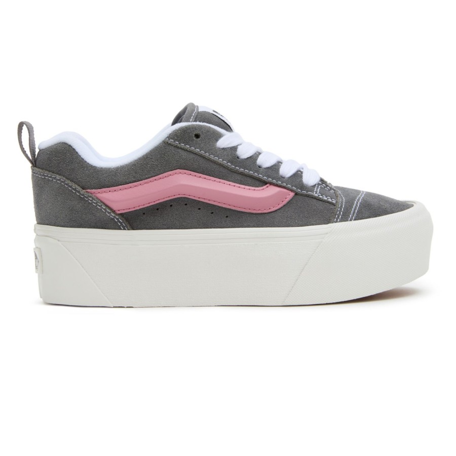 Damen Vans Low-Top Sneaker | Knu Stack Schuhe Grau