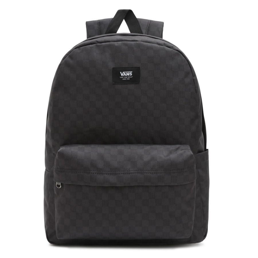 Damen Vans Taschen & Rucksacke | Old Skool Check Rucksack Schwarz