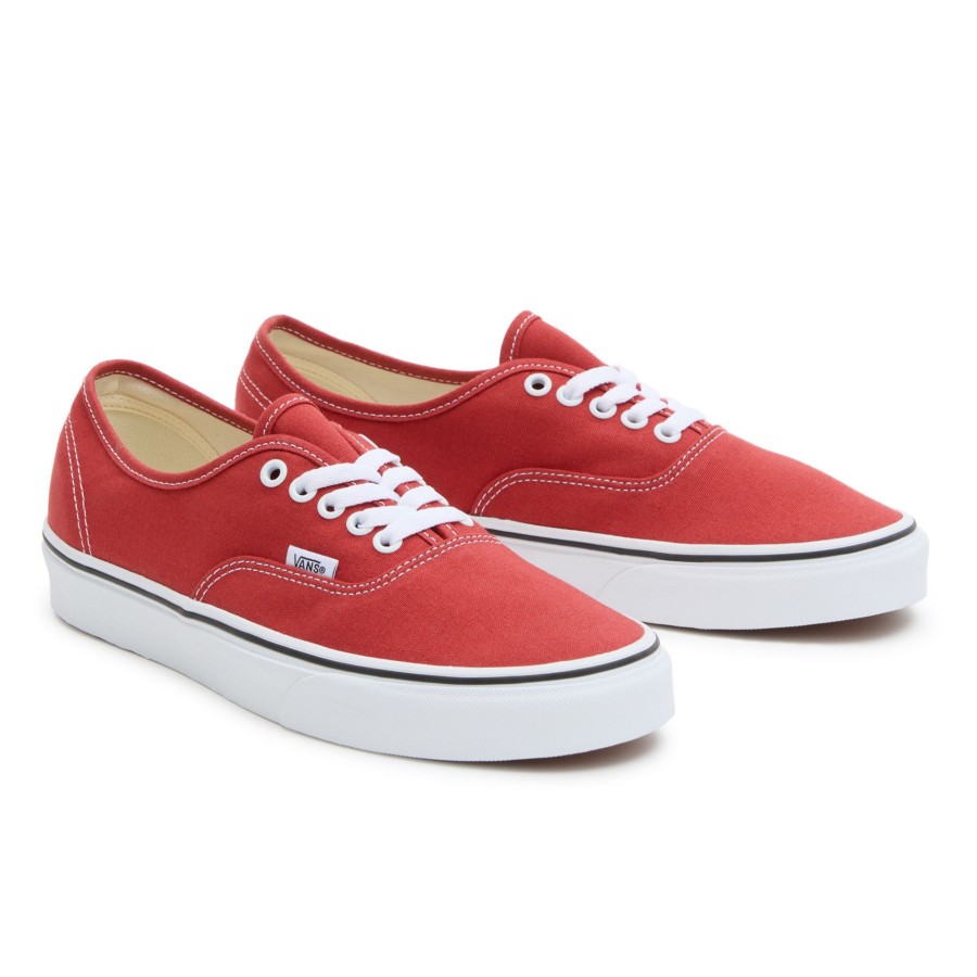 Damen Vans Low-Top Sneaker | Color Theory Authentic Schuhe Rot