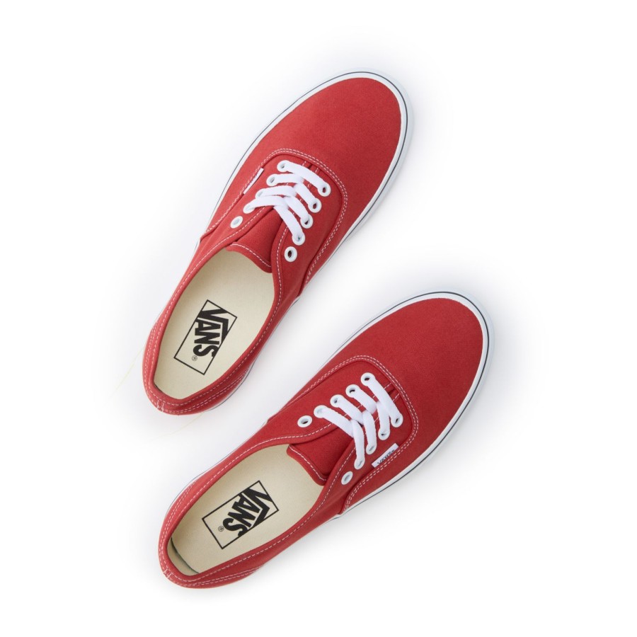 Damen Vans Low-Top Sneaker | Color Theory Authentic Schuhe Rot