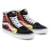 Damen Vans High-Top-Schuhe | Flame Sk8-Hi Reissue Schuhe Schwarz