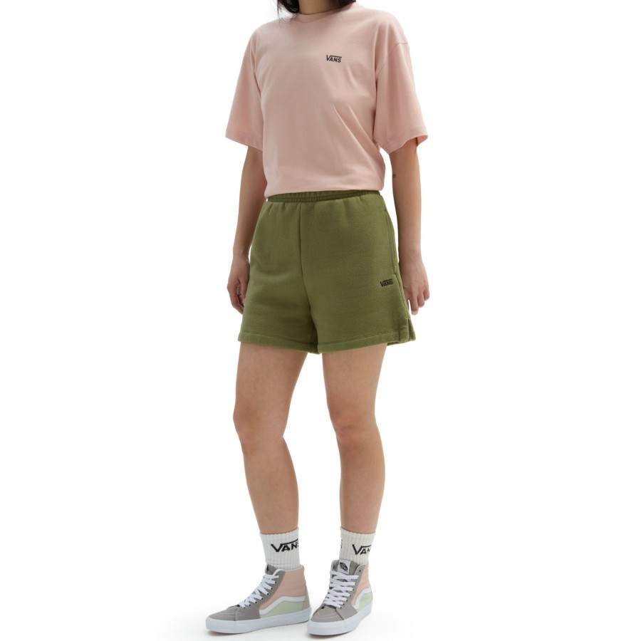 Damen Vans Leggings & Shorts | Comfycush Shorts Grun