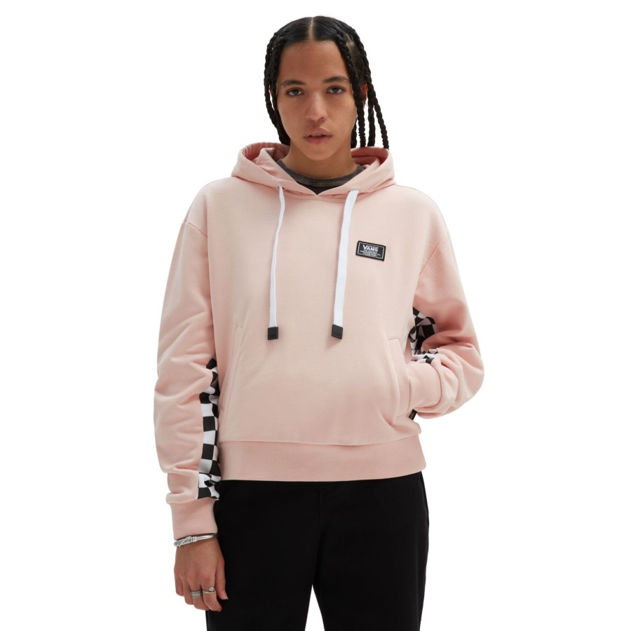 Damen Vans Kapuzenpullover & Pullover | Boom Boom Check It Kapuzenpullover Rosa