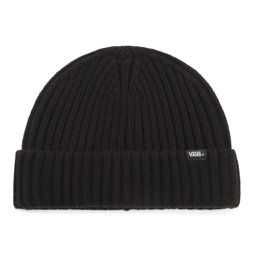 Damen Vans Mutzen, Caps & Hute | Vans Shallow Cuff Beanie Schwarz