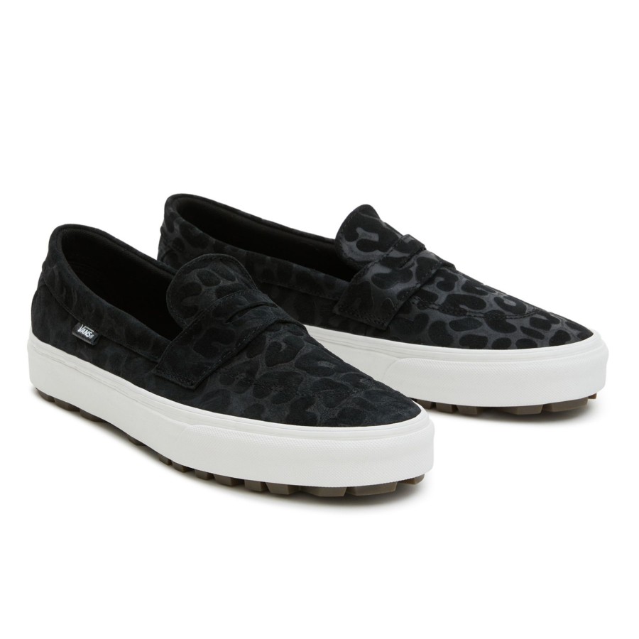 Damen Vans Low-Top Sneaker | Style 53 Embossed Wildlederschuhe Schwarz