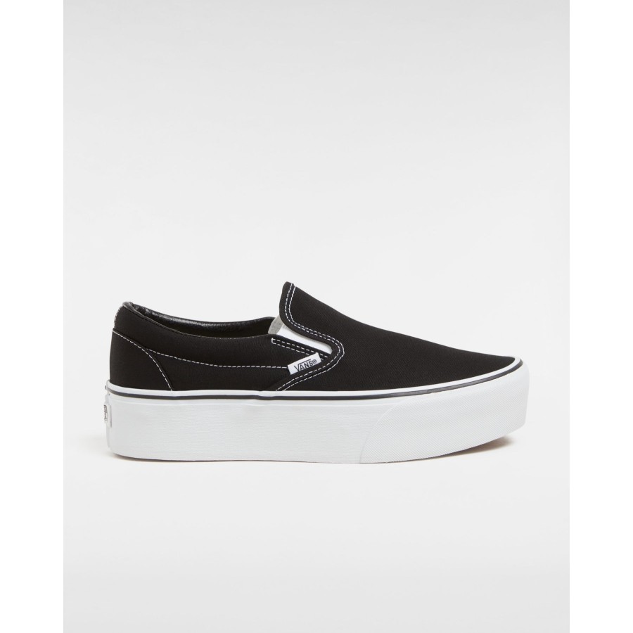 Damen Vans Classics | Classic Slip-On Stackform Schuhe Schwarz