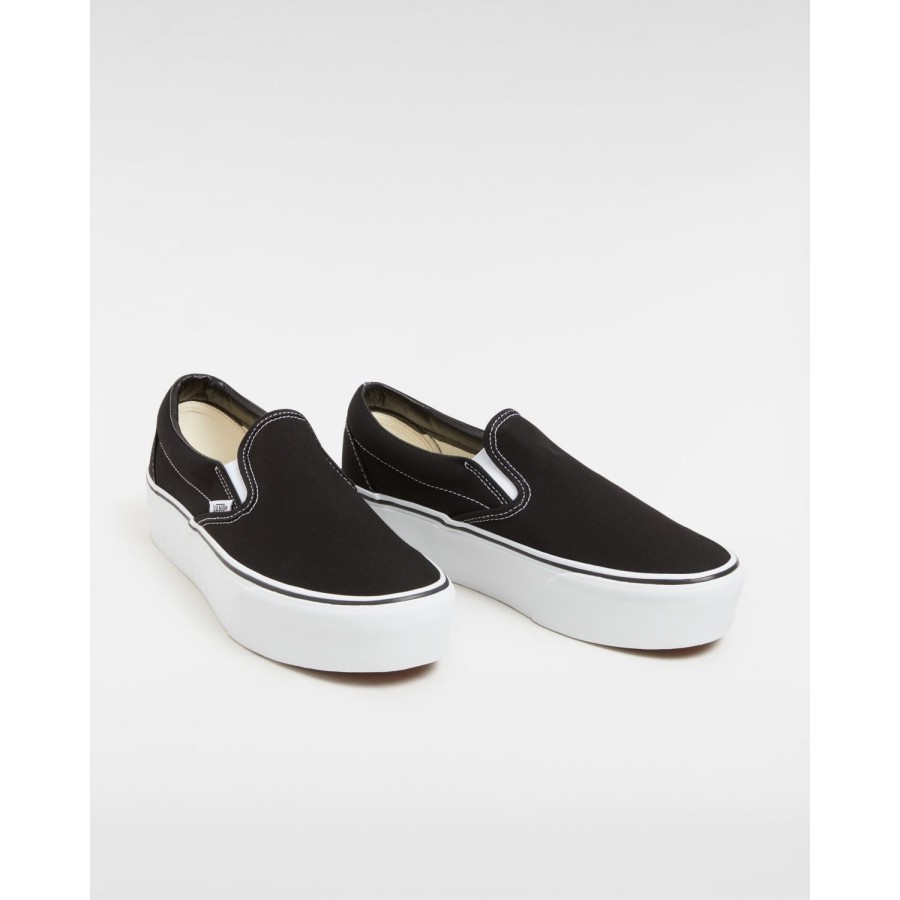 Damen Vans Classics | Classic Slip-On Stackform Schuhe Schwarz